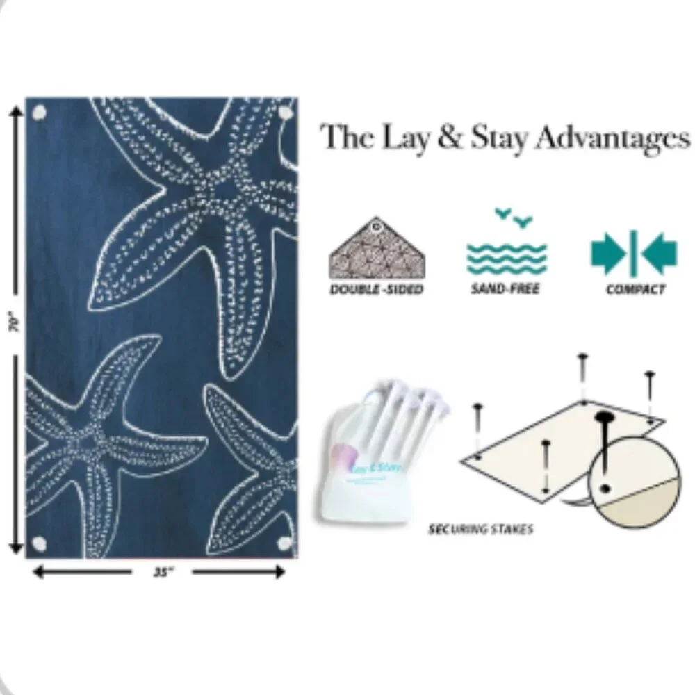 Lay & Stay - Starfish Towel